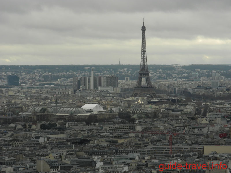 Париж 2017 - вид с купола базилики Сакре-Кер