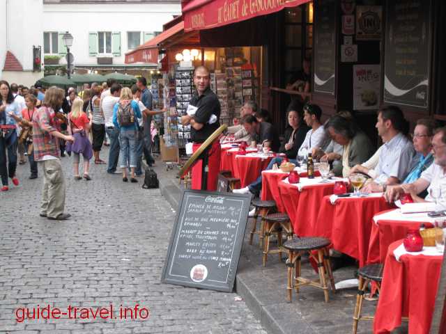 Франция фото - парижские кафе