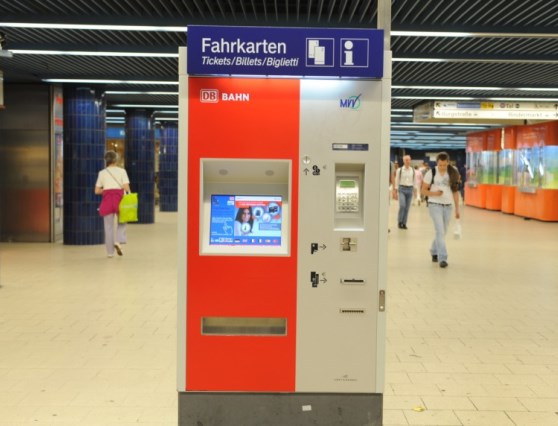 Автоматы по продаже билетов в Германии