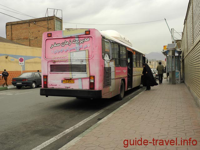 Иранский городской автобус