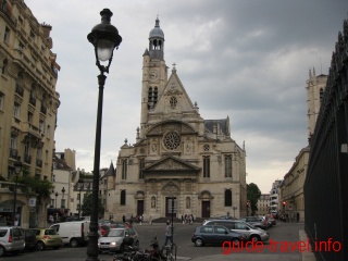 Париж фото - церковь Сент-Этьен-дю-Мон