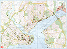 Карта Стамбула с достопримечательностями